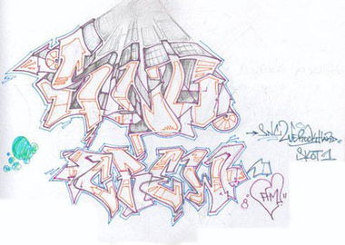 Graffiti Sketch - Photo by spasm