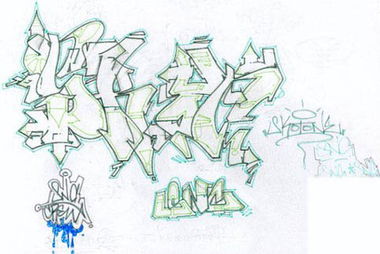 Graffiti Sketch - Photo by spasm