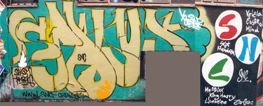 Graffiti Wall - Photo by spasm - snc, cesar, spasm (?)