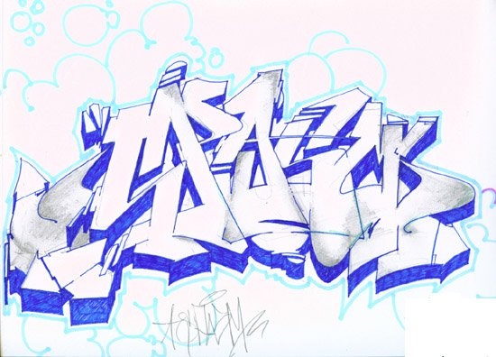 Graffiti Sketch - Photo by spasm - snc, spasm (?)