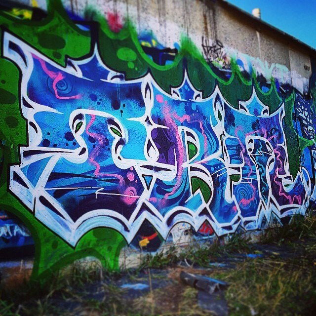 Graffiti Wall - Photo by spek1trmcrew (2014)