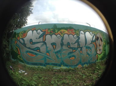 Graffiti Wall - Photo by spek1trmcrew (2013)