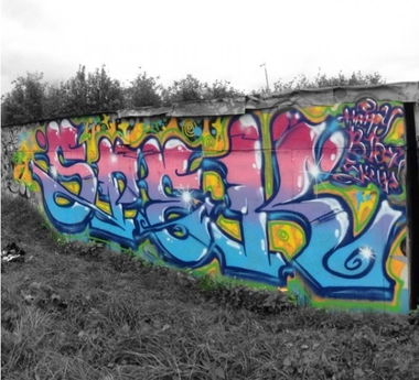 Graffiti Wall - Photo by spek1trmcrew (2013)