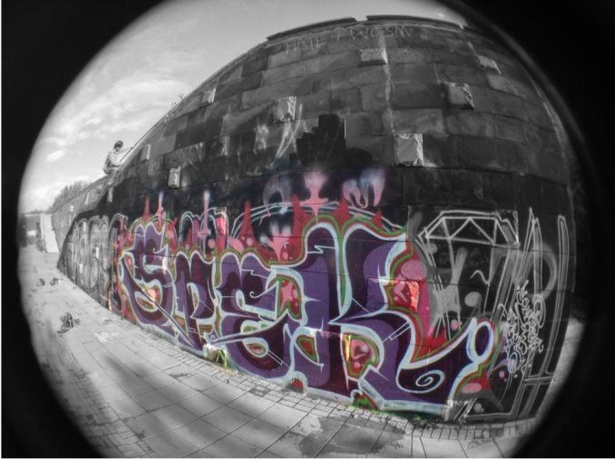Graffiti Wall - Photo by spek1trmcrew