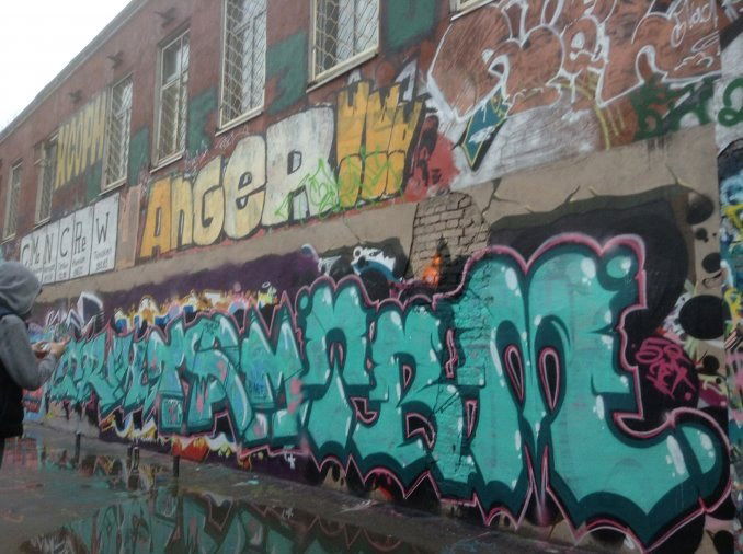 Graffiti Wall - Photo by spek1trmcrew (2013)