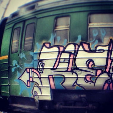 Graffiti Train - Photo by spek1trmcrew (2012)