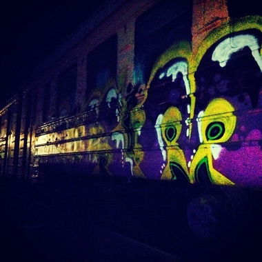 Graffiti Train - Photo by spek1trmcrew (2013)