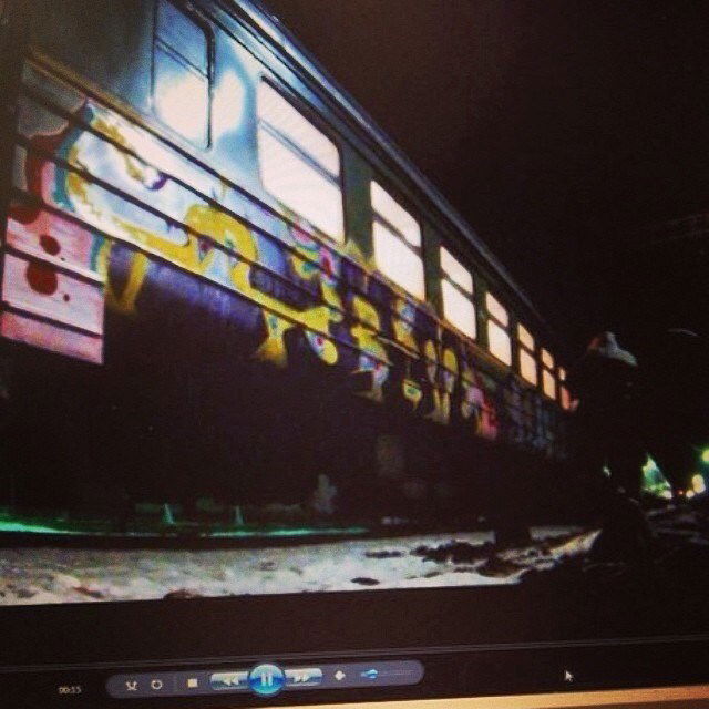 Graffiti Train - Photo by spek1trmcrew (2013)