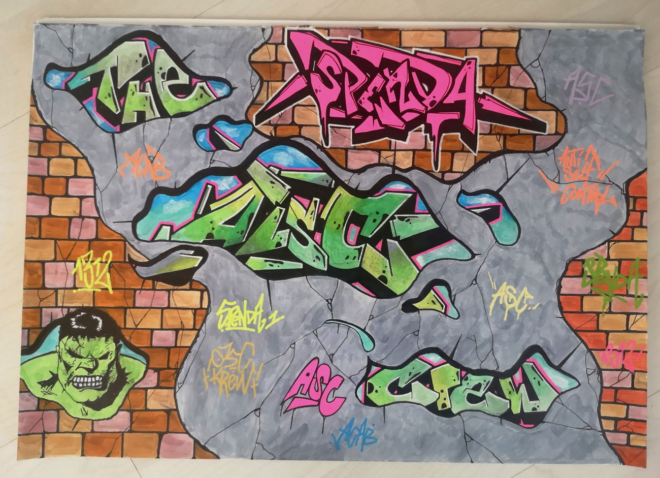 Graffiti Sketch - Photo by spenda - asc, spenda, graffiti (2020)