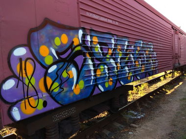Graffiti Train - Photo by spgs222 - SPGS (2018)