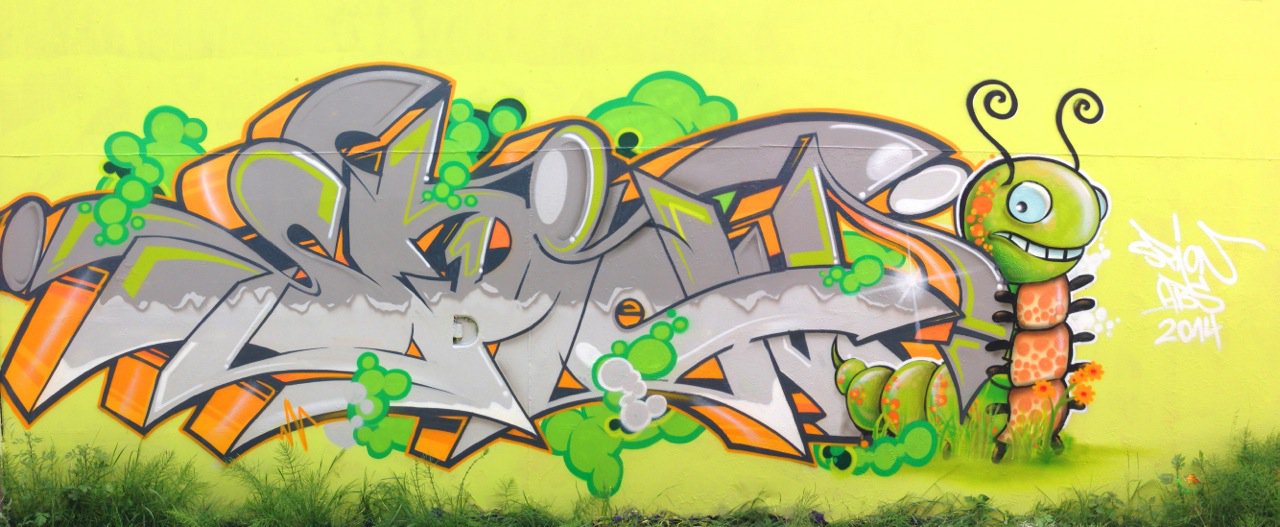 Graffiti Wall - Photo by spion - Spion, Bremen (2014)
