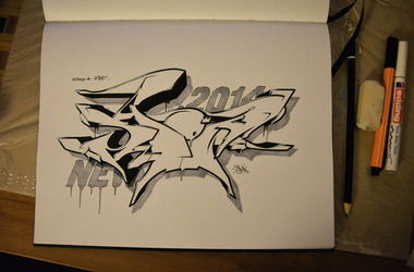 Graffiti Sketch - Photo by spoare153 (2014)