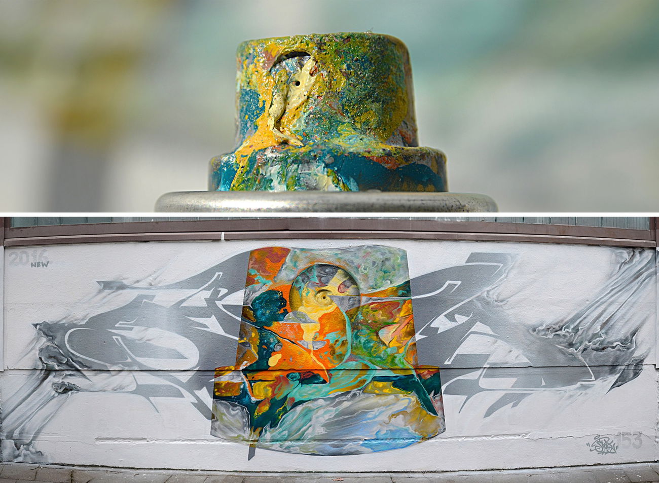 Graffiti Wall in Frankfurt (Oder) - Photo by spoare153 - spoalessm, spoare153, cap (2016)