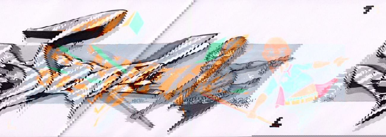 Graffiti Sketch - Photo by spoare153