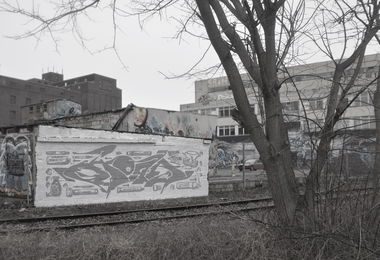 Graffiti Wall in Magdeburg - Photo by spoare153 - aerosolarena (2016)