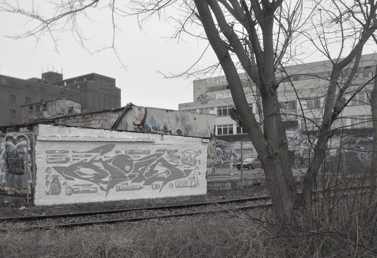 Graffiti Wall in Magdeburg - Photo by spoare153 - aerosolarena (2016)