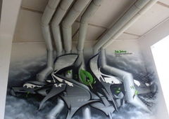 Graffiti Wall in Frankfurt (Oder) - Photo by spoare153 - spoare153, 153design, spoa (2013)