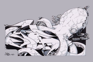 Graffiti Sketch - Photo by spoare153 - spoa, spoare153, frankfurtoder (2015)