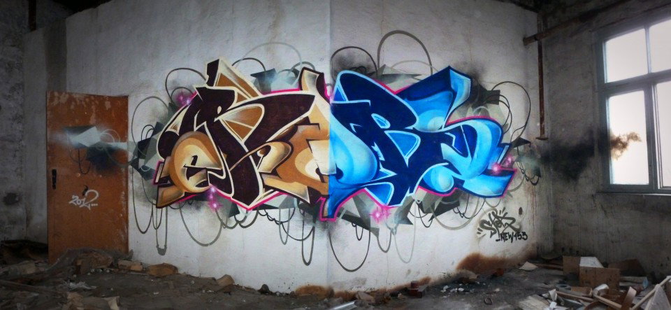 Graffiti Wall in Frankfurt (Oder) - Photo by spoare153 - spoare, spoare153, new (2012)