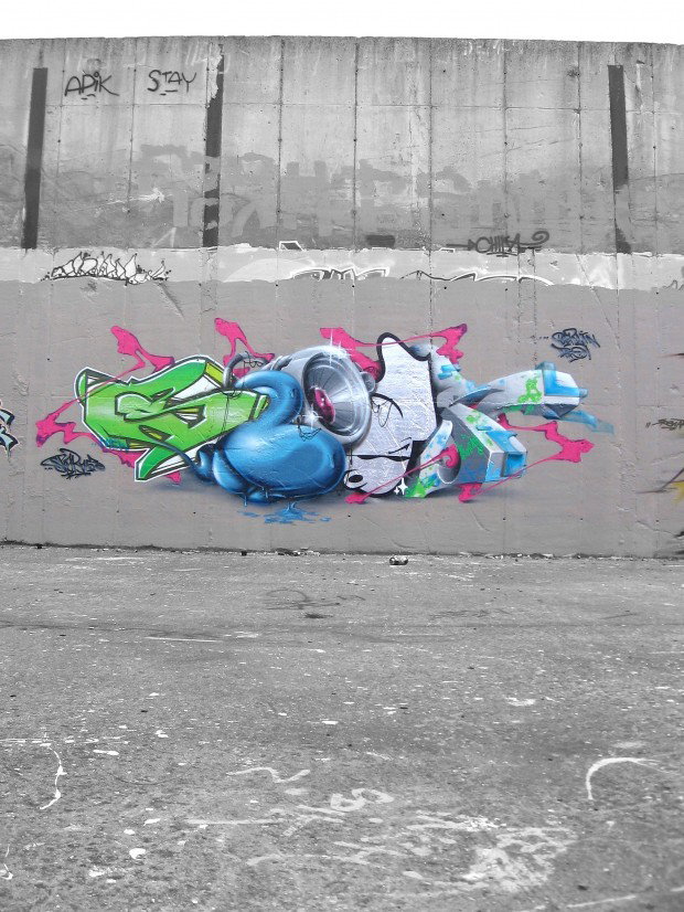 Graffiti Wall in Berlin - Photo by spoare153 - spoare, spoare153, new (2010)