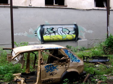 Graffiti Wall in Frankfurt (Oder) - Photo by spoare153 - spoare, spoare153, new (2010)