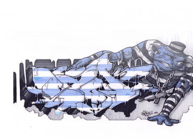 Graffiti Sketch in Frankfurt (Oder) - Photo by spoare153 - spoare, spoare153, new (2010)