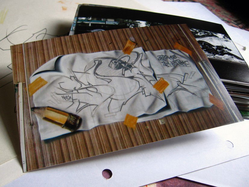 Graffiti Sketch in Frankfurt (Oder) - Photo by spoare153 - spoare, spoare153, new (2011)