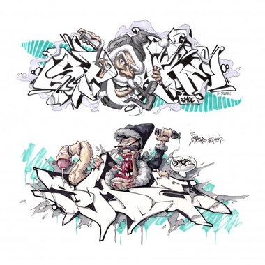 Graffiti Sketch - Photo by spoare153 - spoare, spoare153, new (2012)