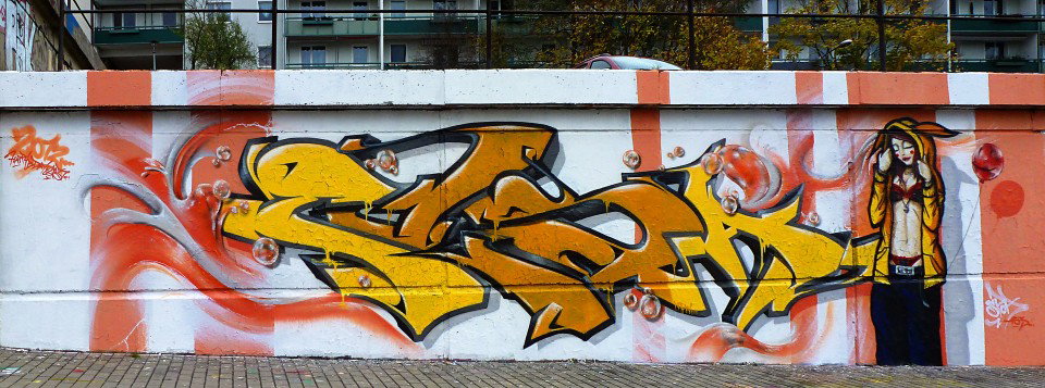 Graffiti Wall in Frankfurt (Oder) - Photo by spoare153 - spoare, spoare153, new (2012)