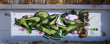 Graffiti Wall in Frankfurt (Oder) - Photo by spoare153 - spoare, spoare153, new (2012)