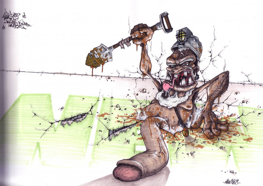 Graffiti Sketch - Photo by spoare153 - spoare, spoare153, new (2009)