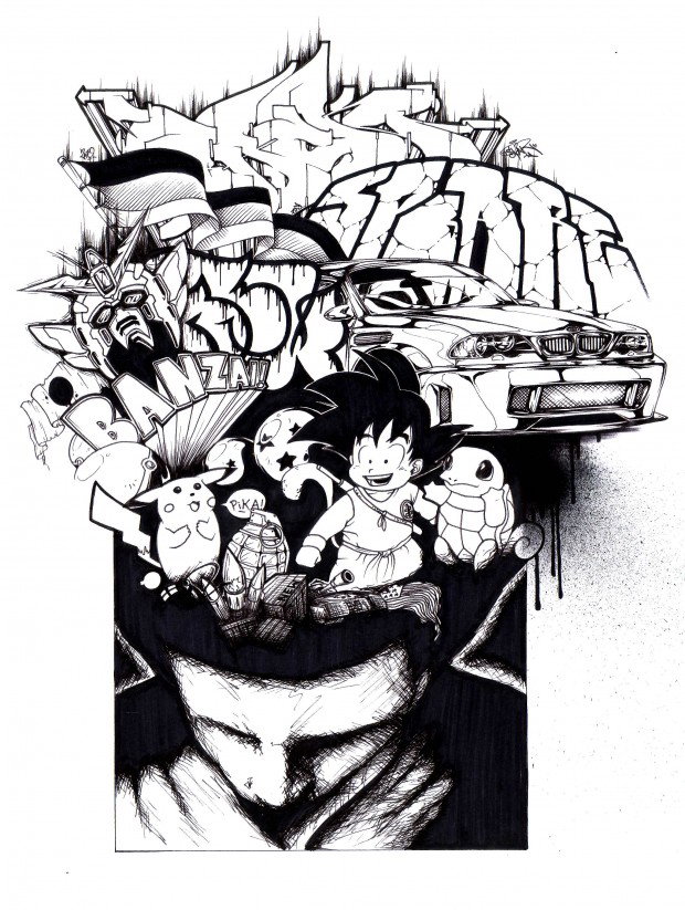 Graffiti Sketch - Photo by spoare153 - spoare, spoare153, new (2010)