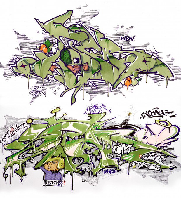 Graffiti Sketch - Photo by spoare153 - spoare, spoare153, new (2013)