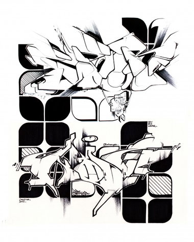 Graffiti Sketch - Photo by spoare153 - spoare, spoare153, new (2013)