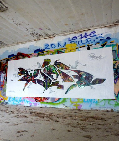 Graffiti Wall in Frankfurt (Oder) - Photo by spoare153 - spoare153, spor, new (2013)