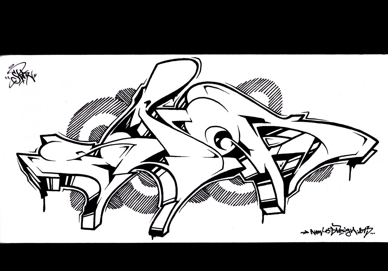 Graffiti Sketch in Frankfurt (Oder) - Photo by spoare153 - spoare153, new, spor (2013)