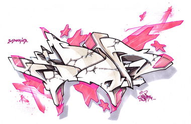 Graffiti Sketch in Frankfurt (Oder) - Photo by spoare153 - spoare153, sbor, 3d (2013)