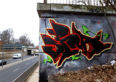 Graffiti Wall in Frankfurt (Oder) - Photo by spoare153 - spoare153, new, spoa (2013)