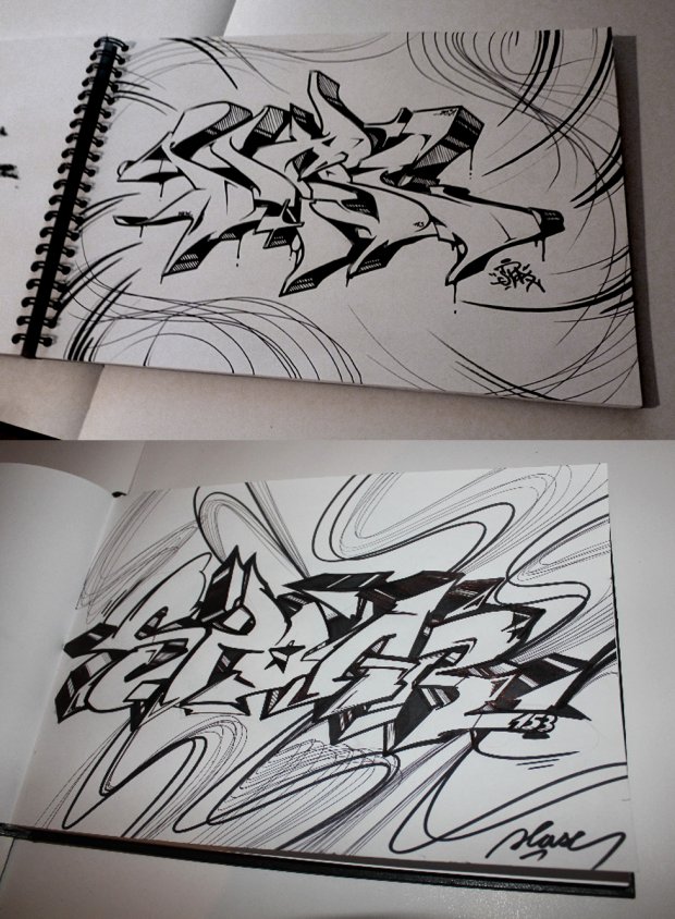 Graffiti Sketch in Frankfurt (Oder) - Photo by spoare153 - plase, spoare153, exchange (2013)