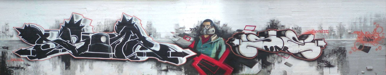 Graffiti Wall in Hamburg - Photo by spoare153 - spoare153, spoa, 153 (2008)