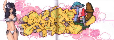 Graffiti Sketch in Frankfurt (Oder) - Photo by spoare153 - spoar, spoare153, new (2008)