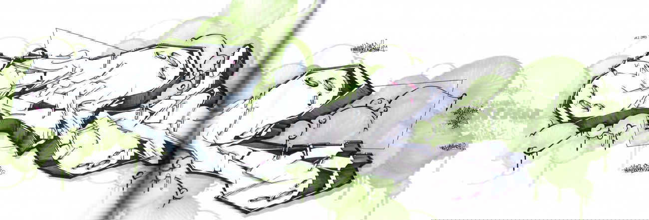 Graffiti Sketch in Frankfurt (Oder) - Photo by spoare153 - spoare153, new, 153 (2009)