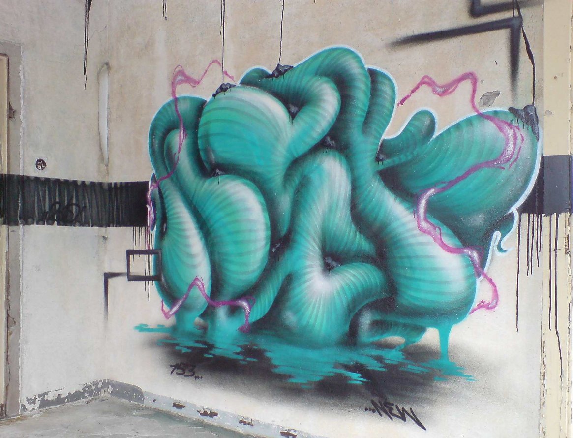 Graffiti Wall in Frankfurt (Oder) - Photo by spoare153 - spoare153, new, back (2010)