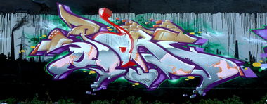 Graffiti Wall in Cottbus - Photo by spoare153 - spore, spoare153, new (2012)