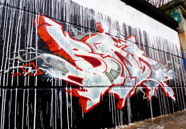 Graffiti Wall in Frankfurt (Oder) - Photo by spoare153 - bam, spoare153 (2012)