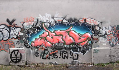 Graffiti Wall in Frankfurt (Oder) - Photo by spoare153 - zboa, spoar153 (2011)