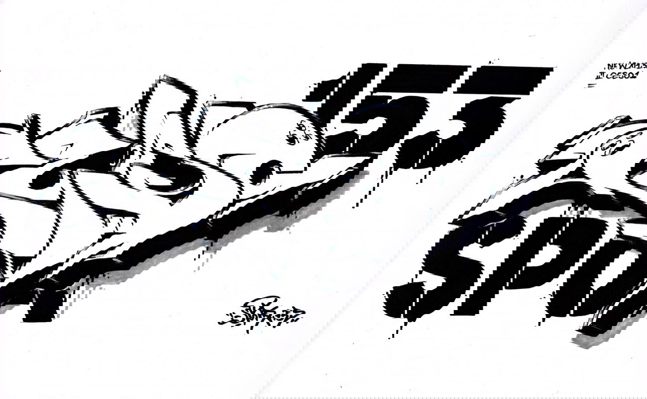 Graffiti Sketch in Frankfurt (Oder) - Photo by spoare153 - ceso, spoare153, 153 (2013)