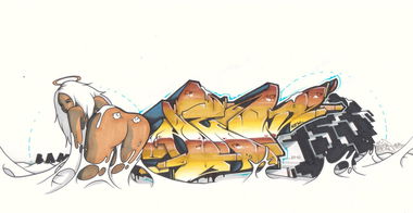 Graffiti Sketch in Frankfurt (Oder) - Photo by spoare153 - new, spoare, 153 (2009)