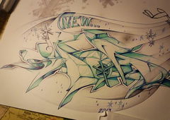 Graffiti Sketch in Frankfurt (Oder) - Photo by spoare153 - spoare153, spoa, ice (2013)