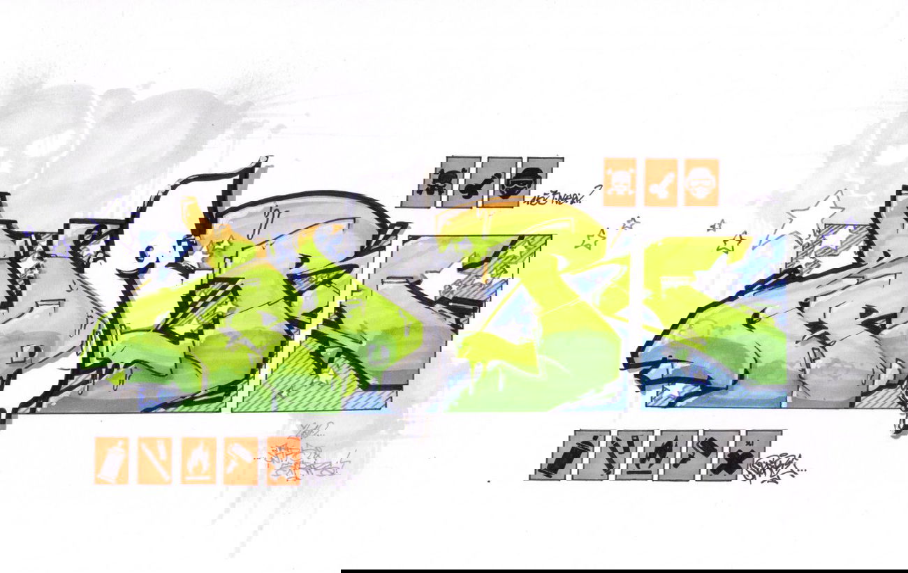 Graffiti Sketch in Frankfurt (Oder) - Photo by spoare153 - zpoar, spoare153, new (2010)